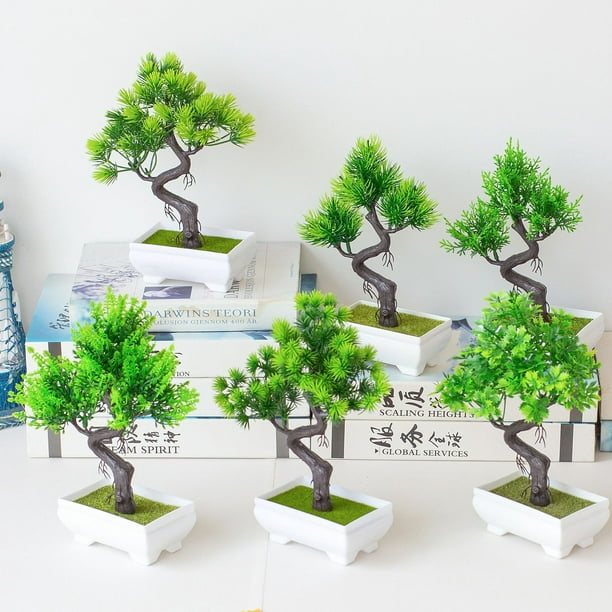 Details about   Artificial Plant Decorative Pine Plastic Artificial Bonsai for Home Decor Charm